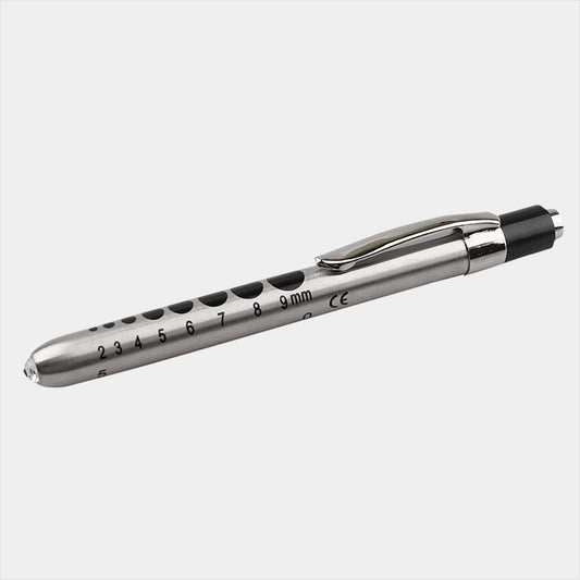 Deluxe Stainless Steel Reusable Pen Torch in Blister Pack