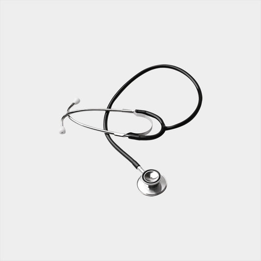 Ruby Dual Head Stethoscope (Black)
