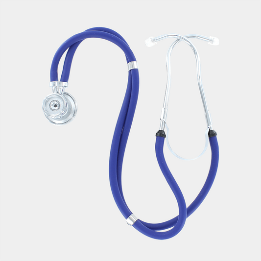 Twin Tube (Sprague Rappaport) Stethoscope (Blue)