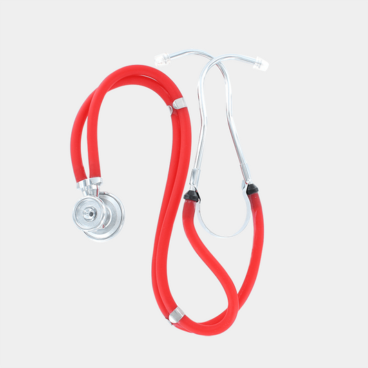 Twin Tube (Sprague Rappaport) Stethoscope (Red)