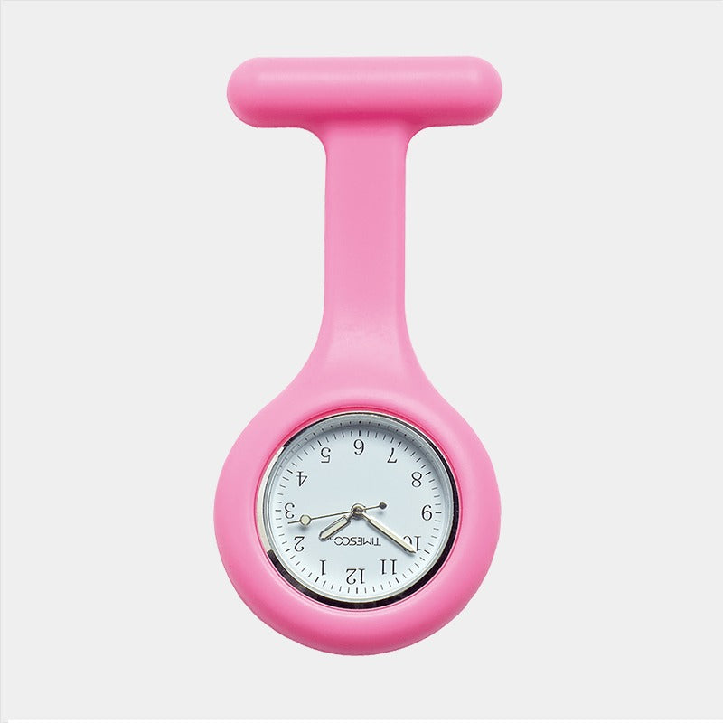 Fob Watch Silicone (Pink) 2 Year Battery Guarantee