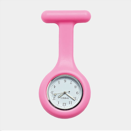 Fob Watch Silicone (Pink) 2 Year Battery Guarantee