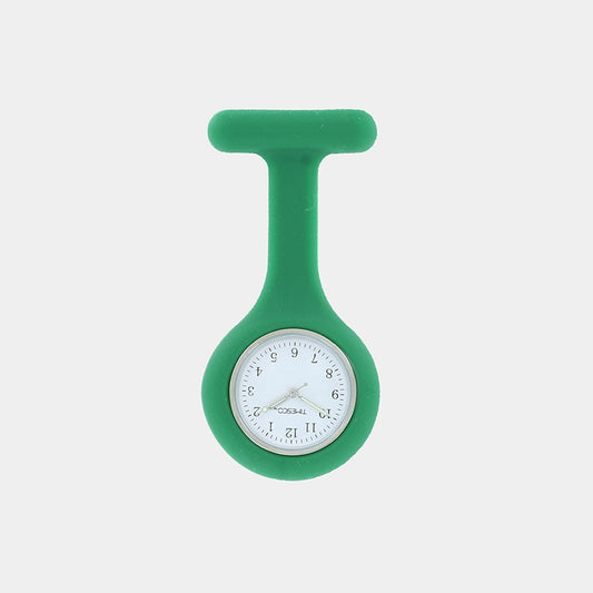 Fob Watch Silicone (Green) 2 Year Battery Guarantee