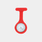 Fob Watch Silicone (Red) 2 Year Battery Guarantee