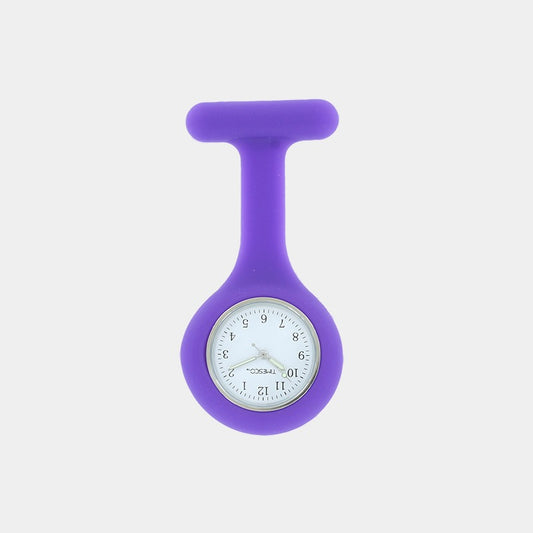 Fob Watch Silicone (Purple) 2 Year Battery Guarantee