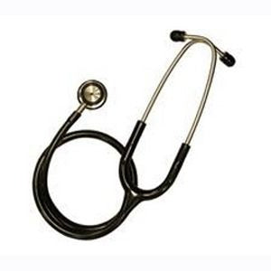 Diamond Infant Stethoscope (Black) Foamed Lined Box