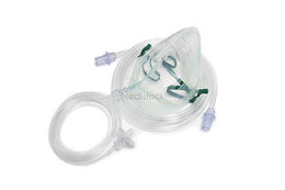 CO2 ETCO2 Capnography Face Mask Kit, Adult, with monitoring line oxyge