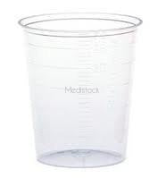 Gallipot 30ml Medicine Cup Measures, disposable, plastic, pack 80-Medistock Medical Supplies