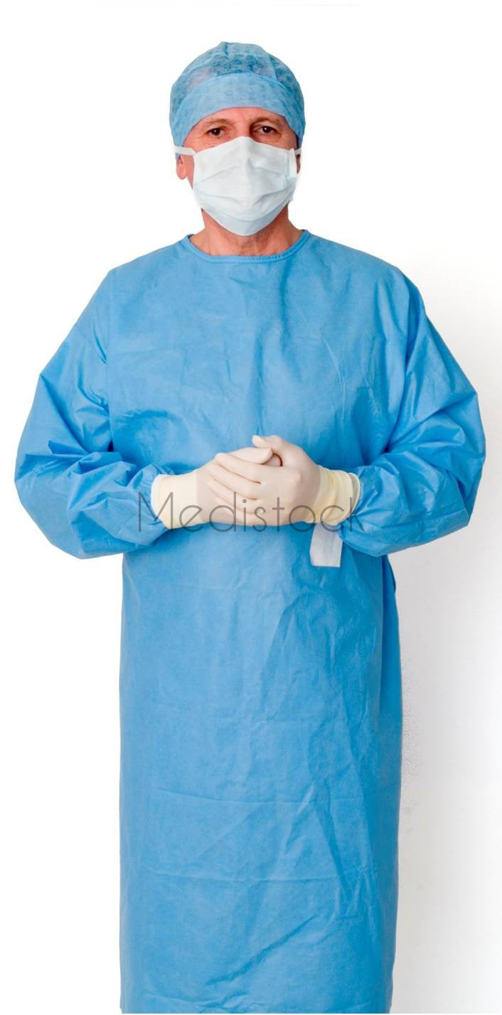 Protective Gown Surgical Surgeons and Surgery Gowns, sterile, large si