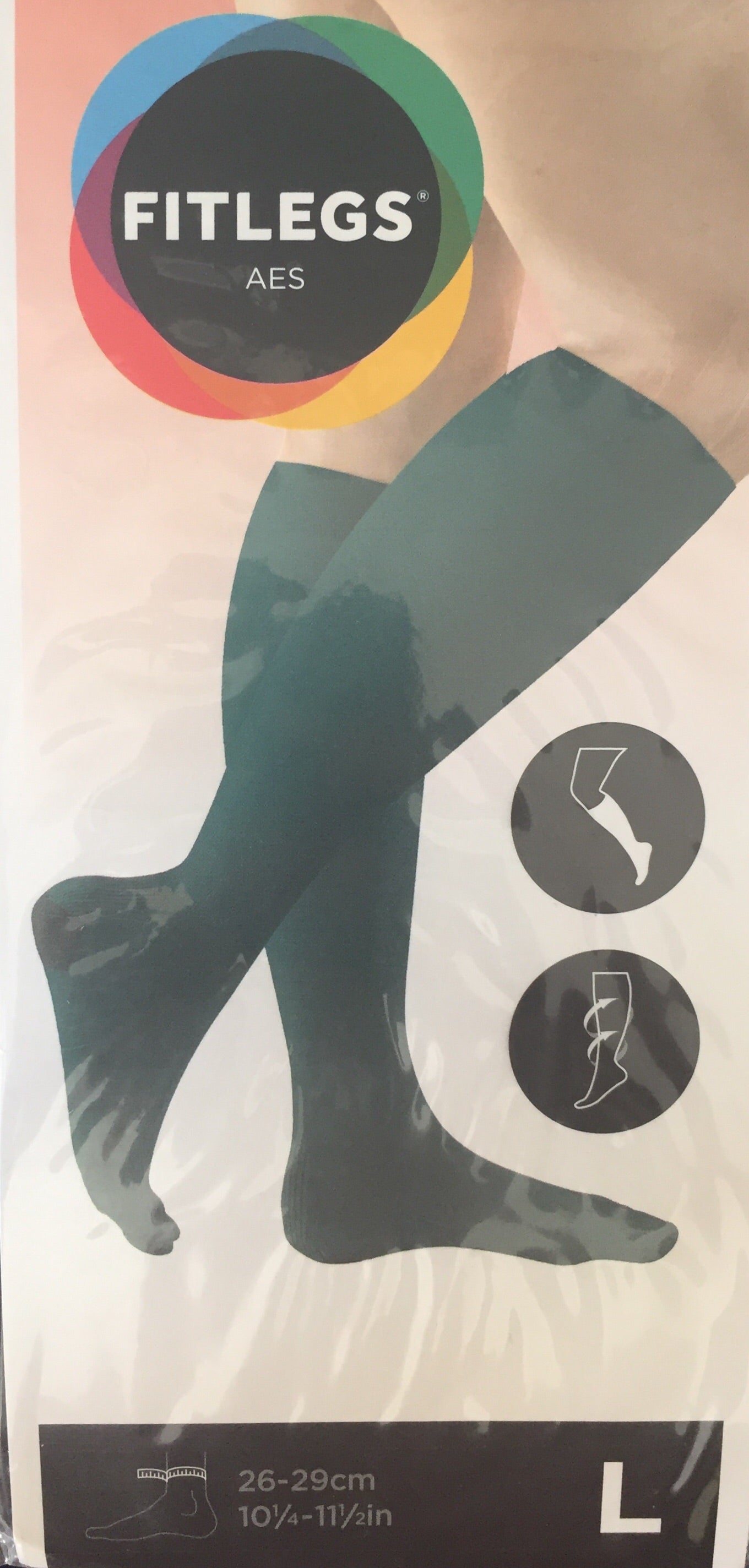 G&N MEDICAL FITLEGS Aes Grip Below Knee Anti-Embolism Socks 19-23Cm Green  £9.00 - PicClick UK